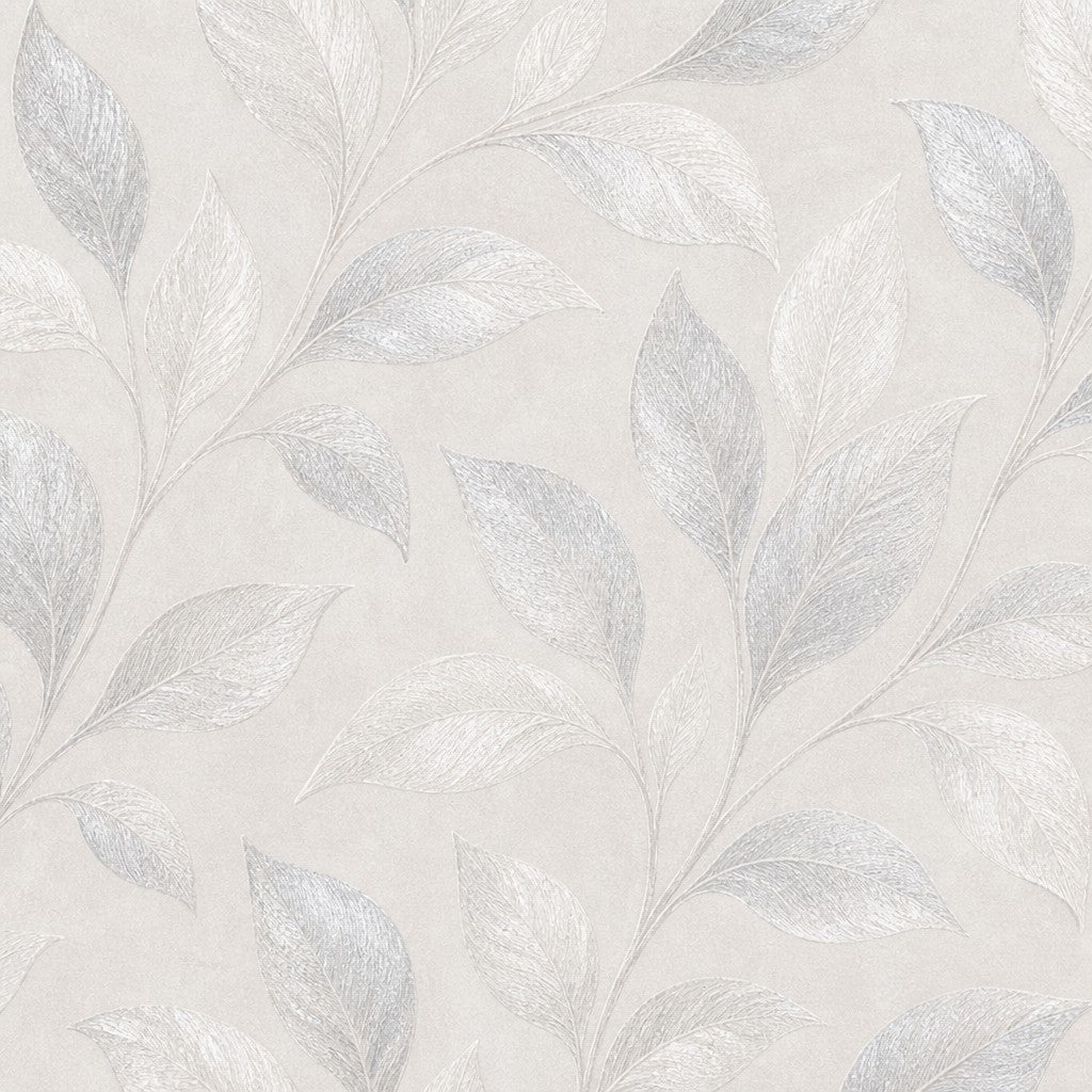 Silver Leaf Wallpaper Mural product view