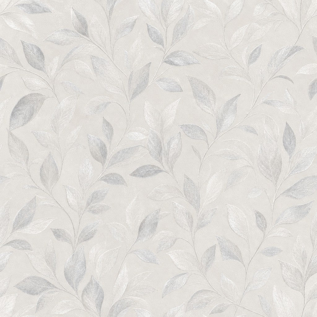 Silver Leaf Wallpaper Mural product view