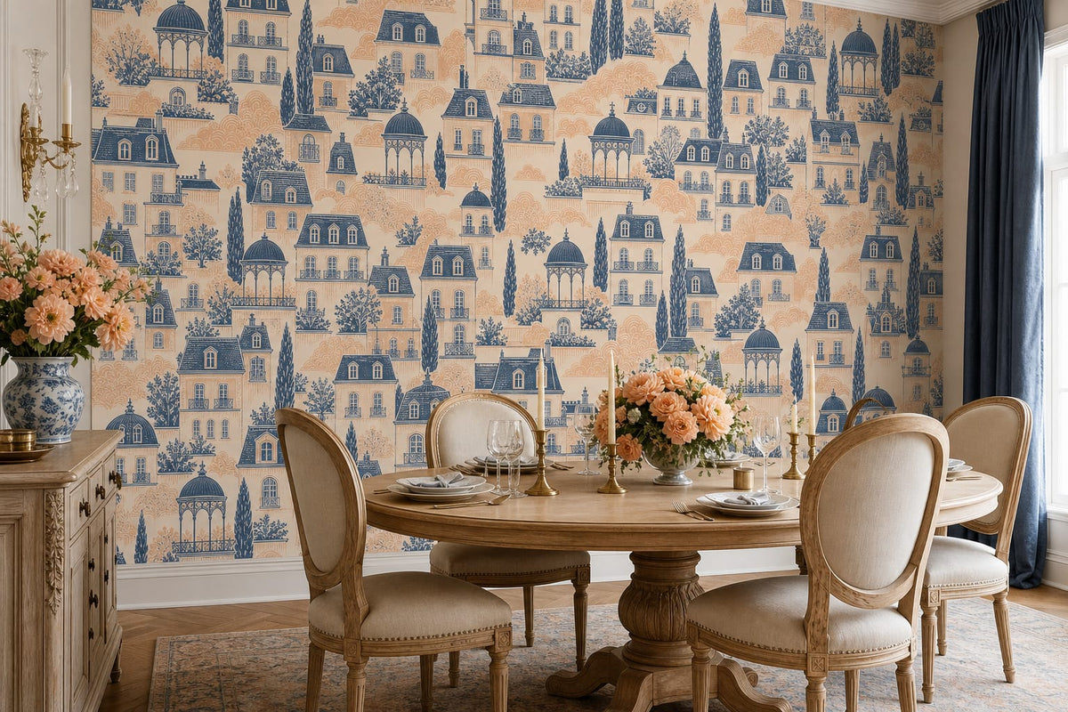 Slate Blue Wallpaper Mural product view