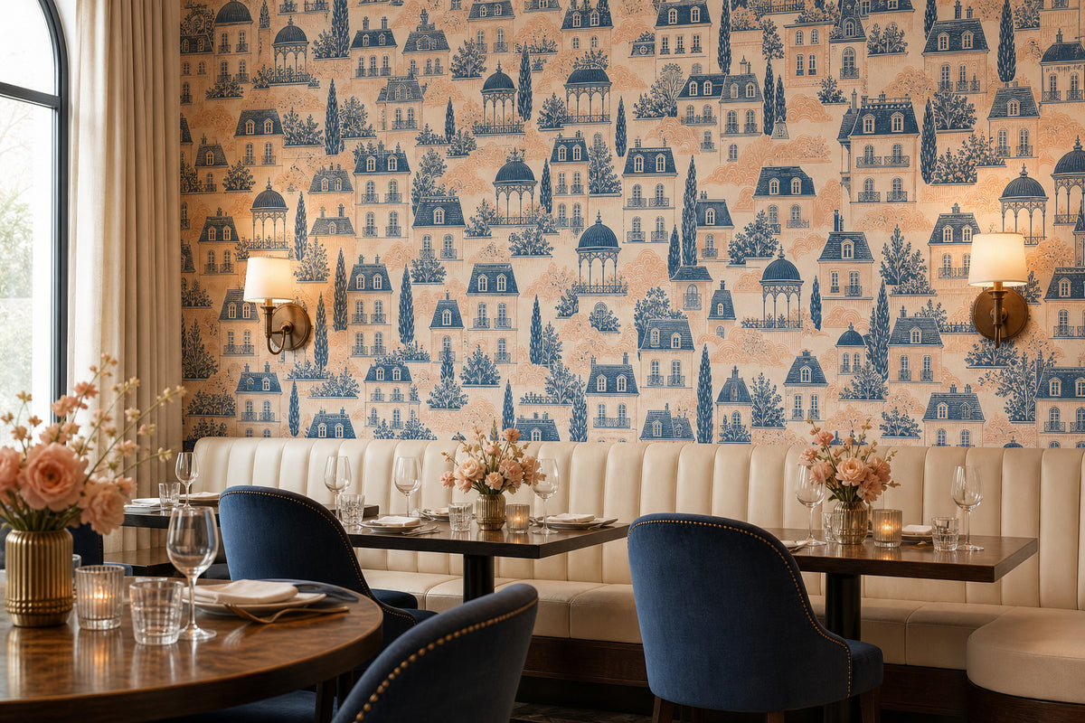 Slate Blue Wallpaper Mural product view