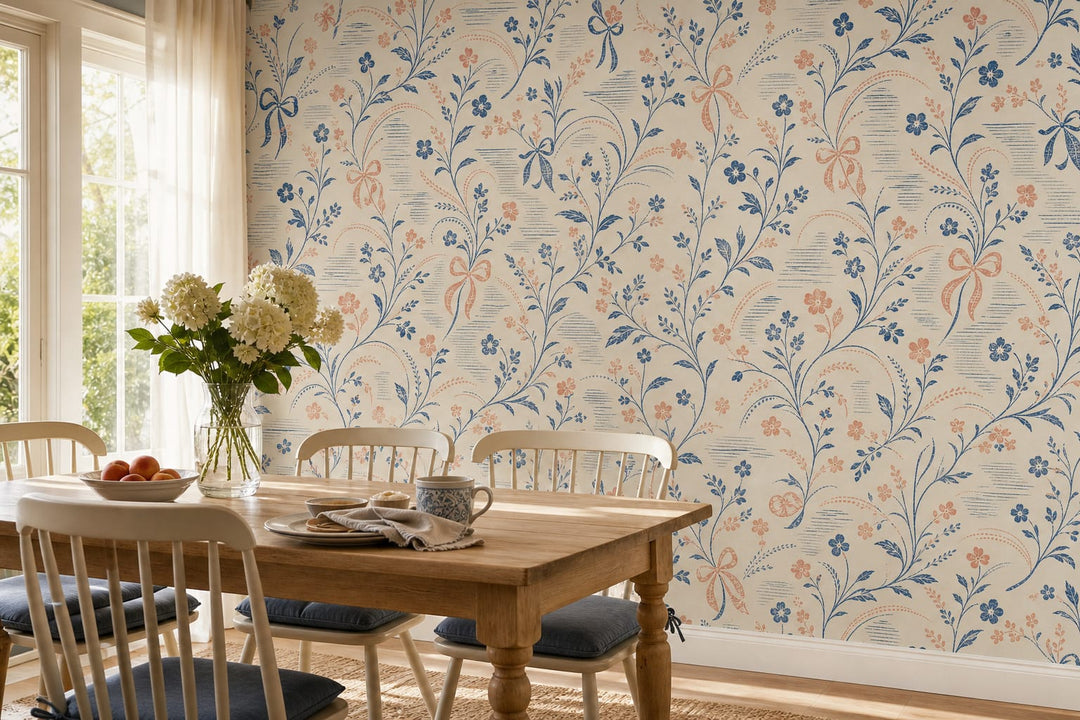 Slate Blue Wallpaper Mural product view