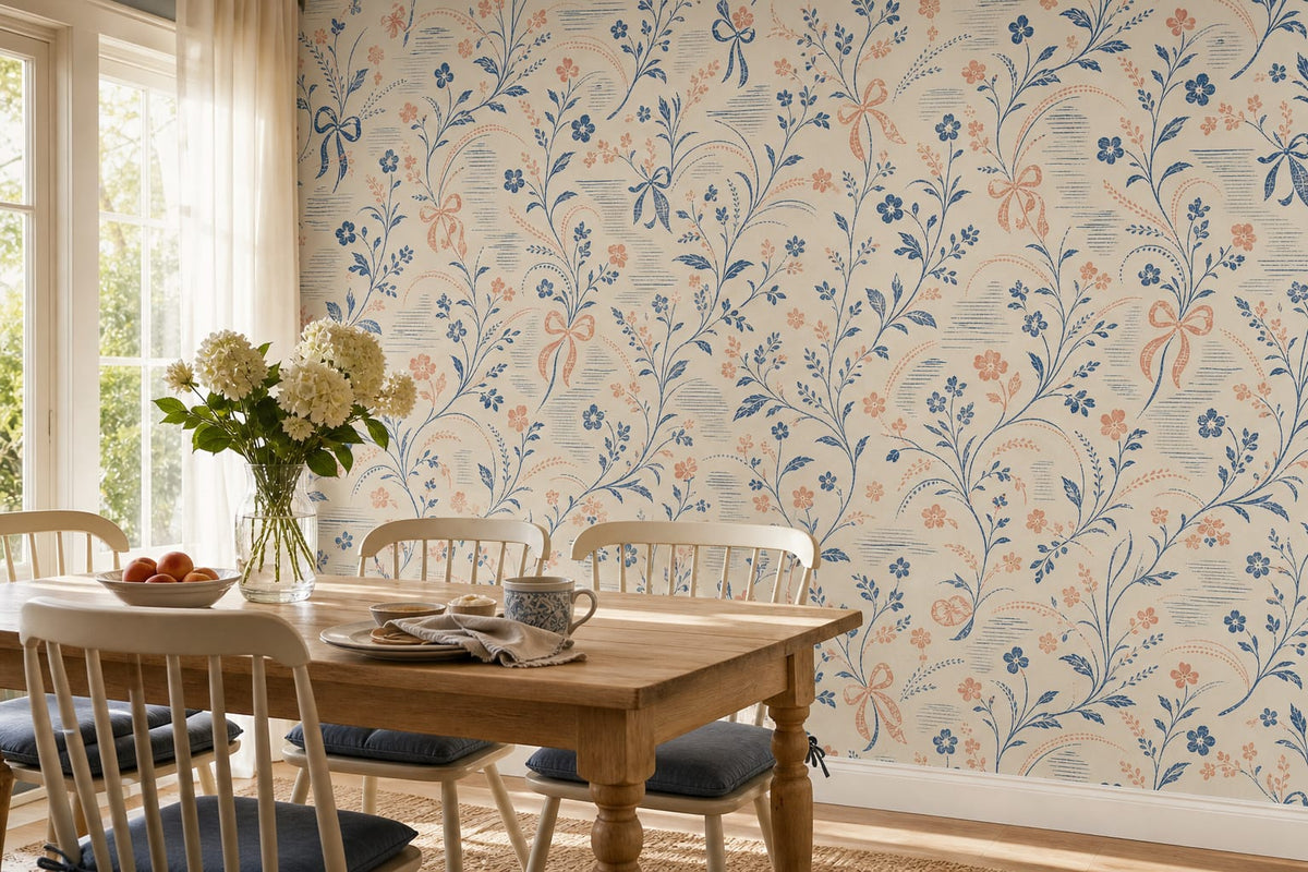 Slate Blue Wallpaper Mural product view