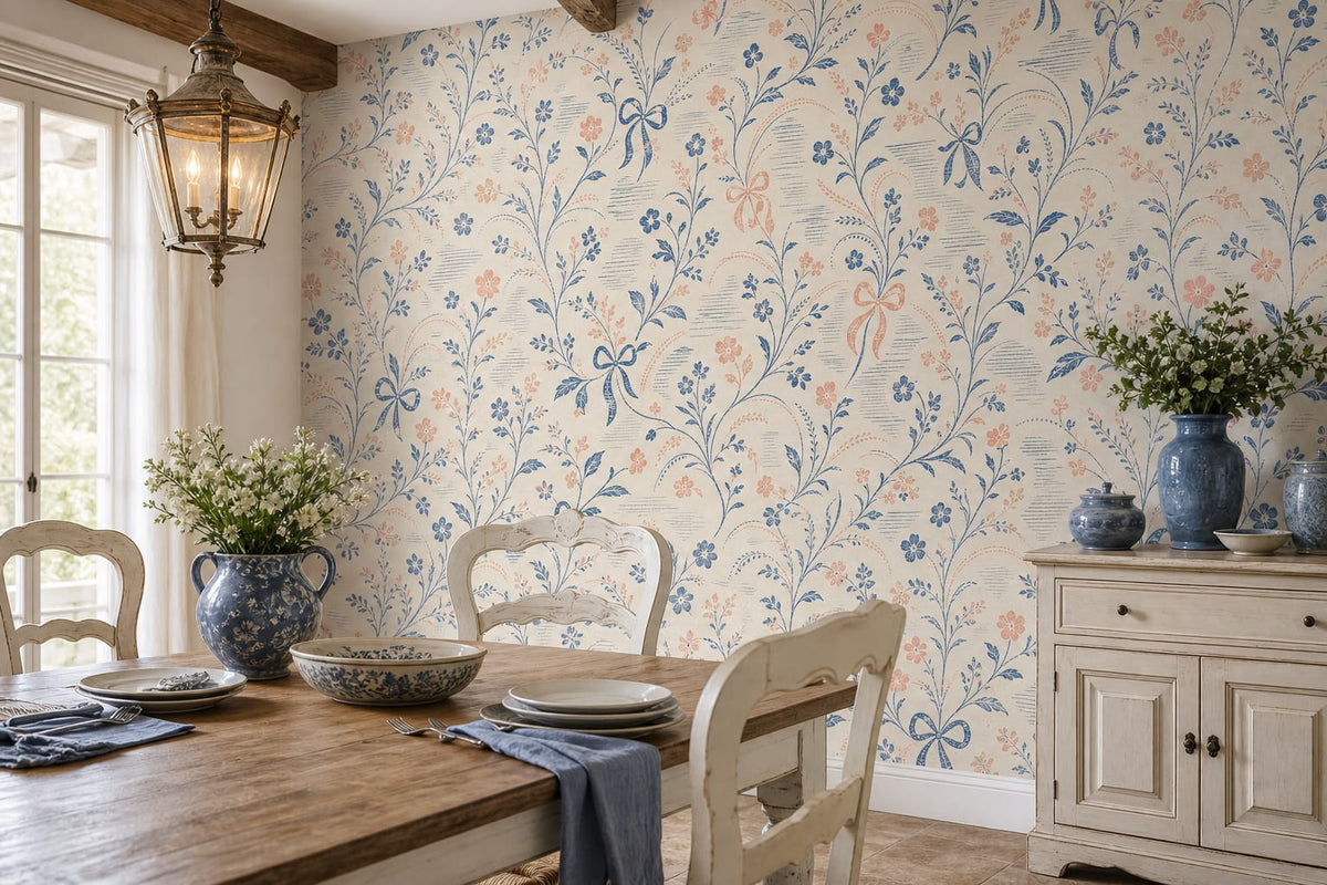 Slate Blue Wallpaper Mural product view