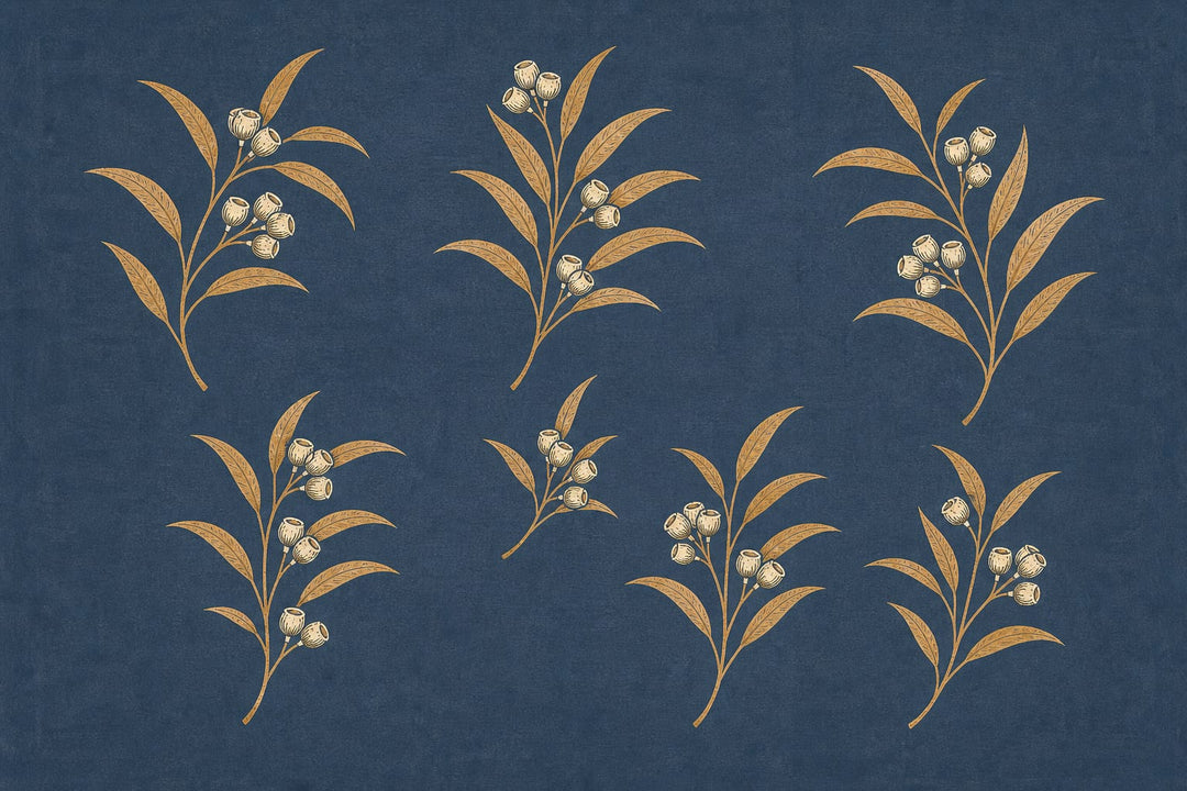Slate Blue Wallpaper Mural product view