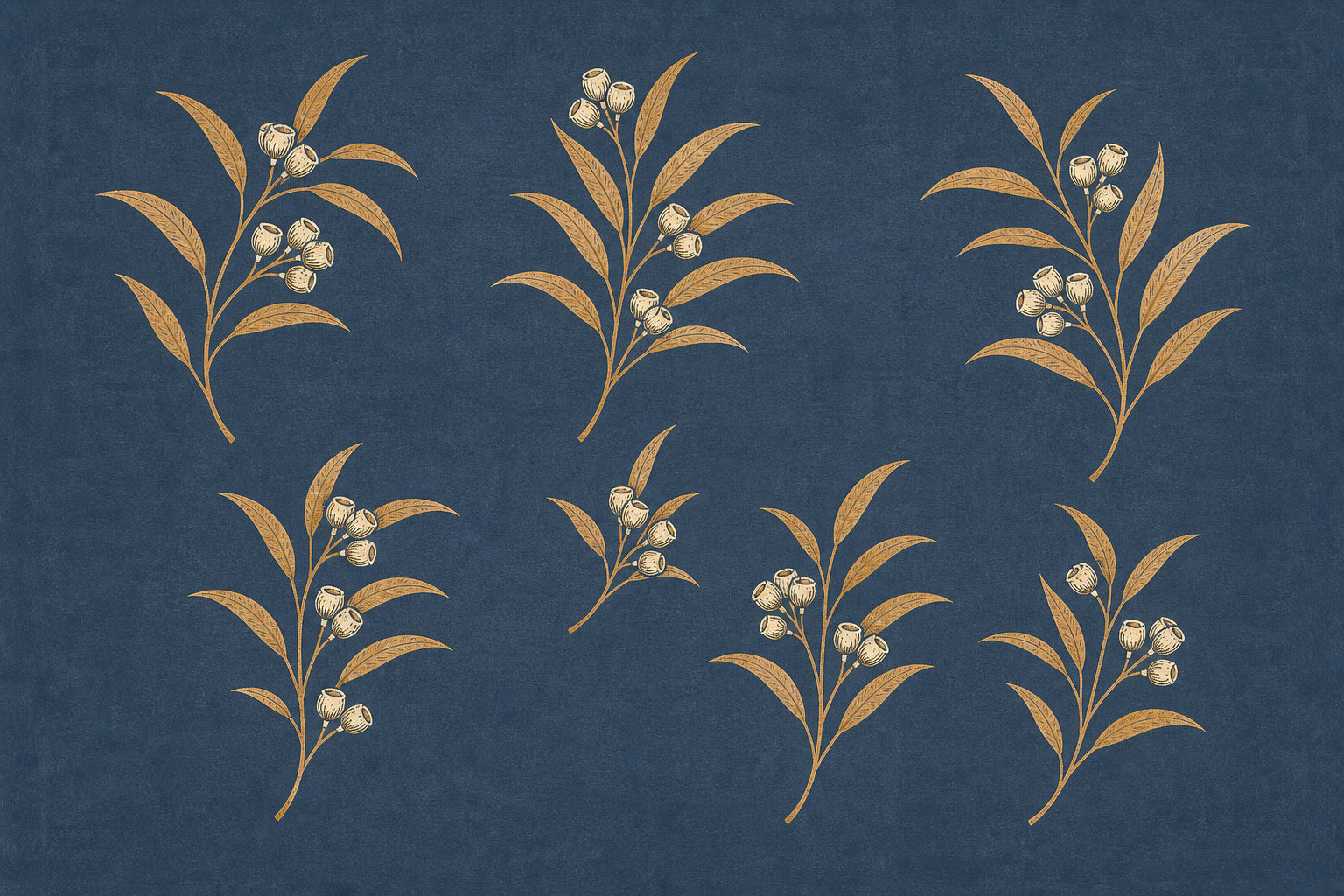 Slate Blue Wallpaper Mural