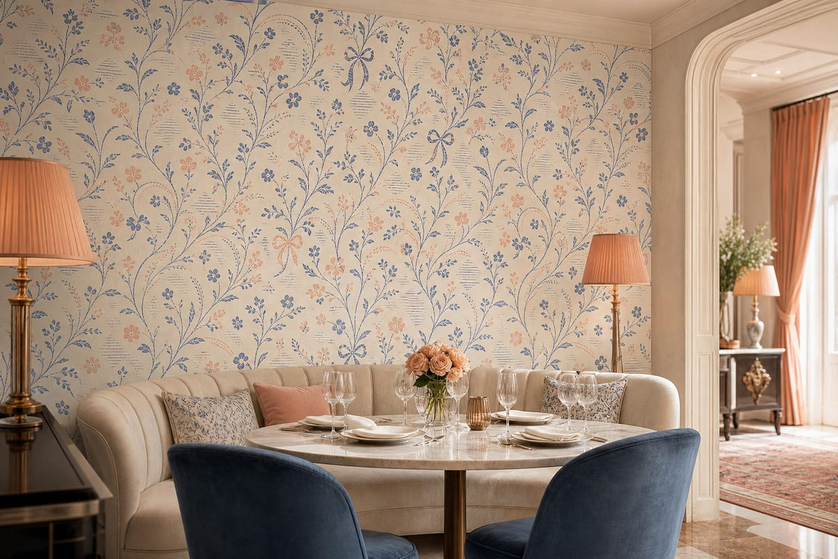 Slate Blue Wallpaper Mural product view