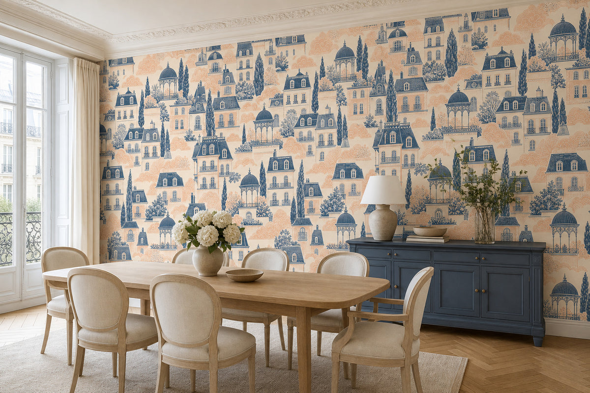 Slate Blue Wallpaper Mural product view