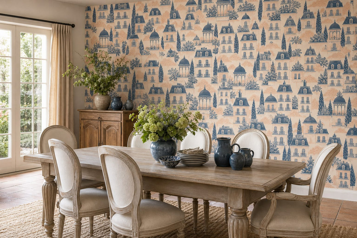 Slate Blue Wallpaper Mural product view
