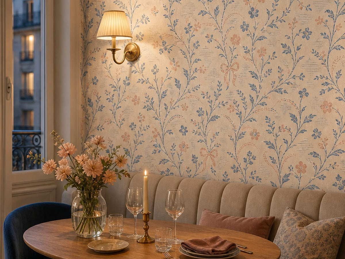 Slate Blue Wallpaper Mural product view