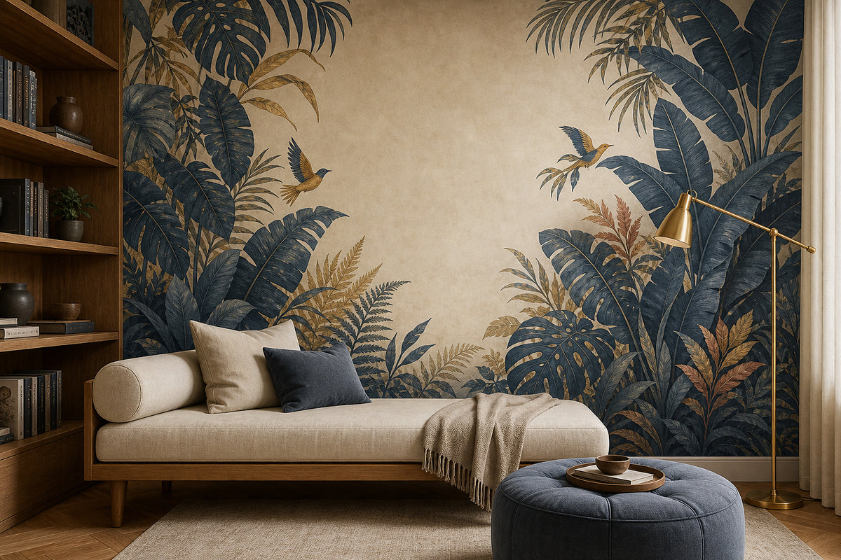 Slate Jungle Wallpaper Mural product view