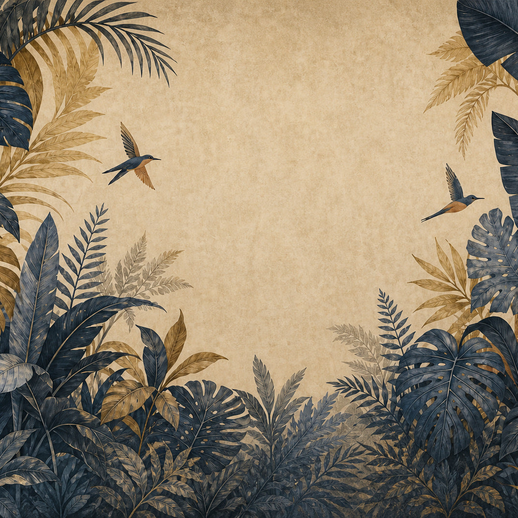 Slate Jungle Wallpaper Mural product view