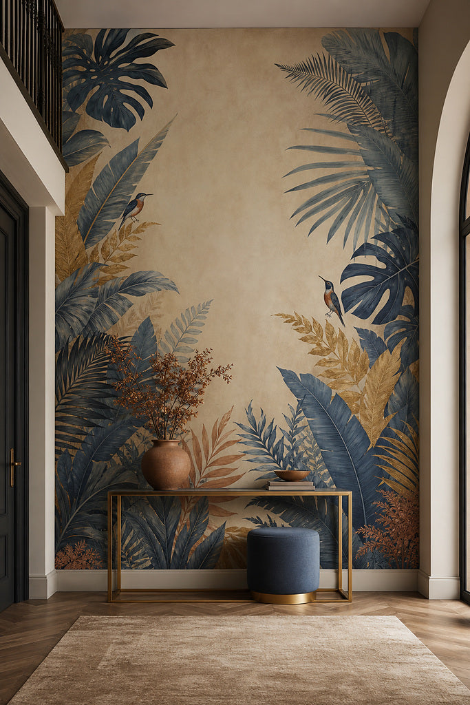 Slate Jungle Wallpaper Mural product view