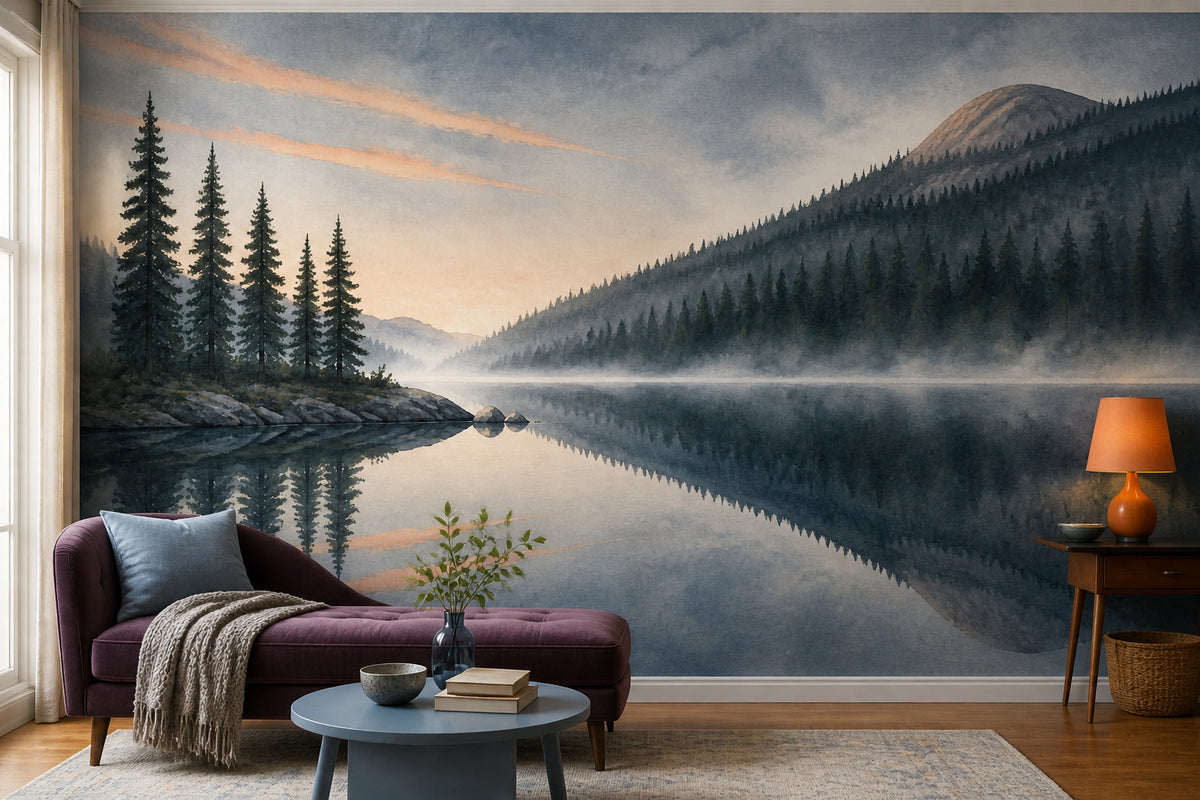 Slate Lake Wallpaper Mural product view