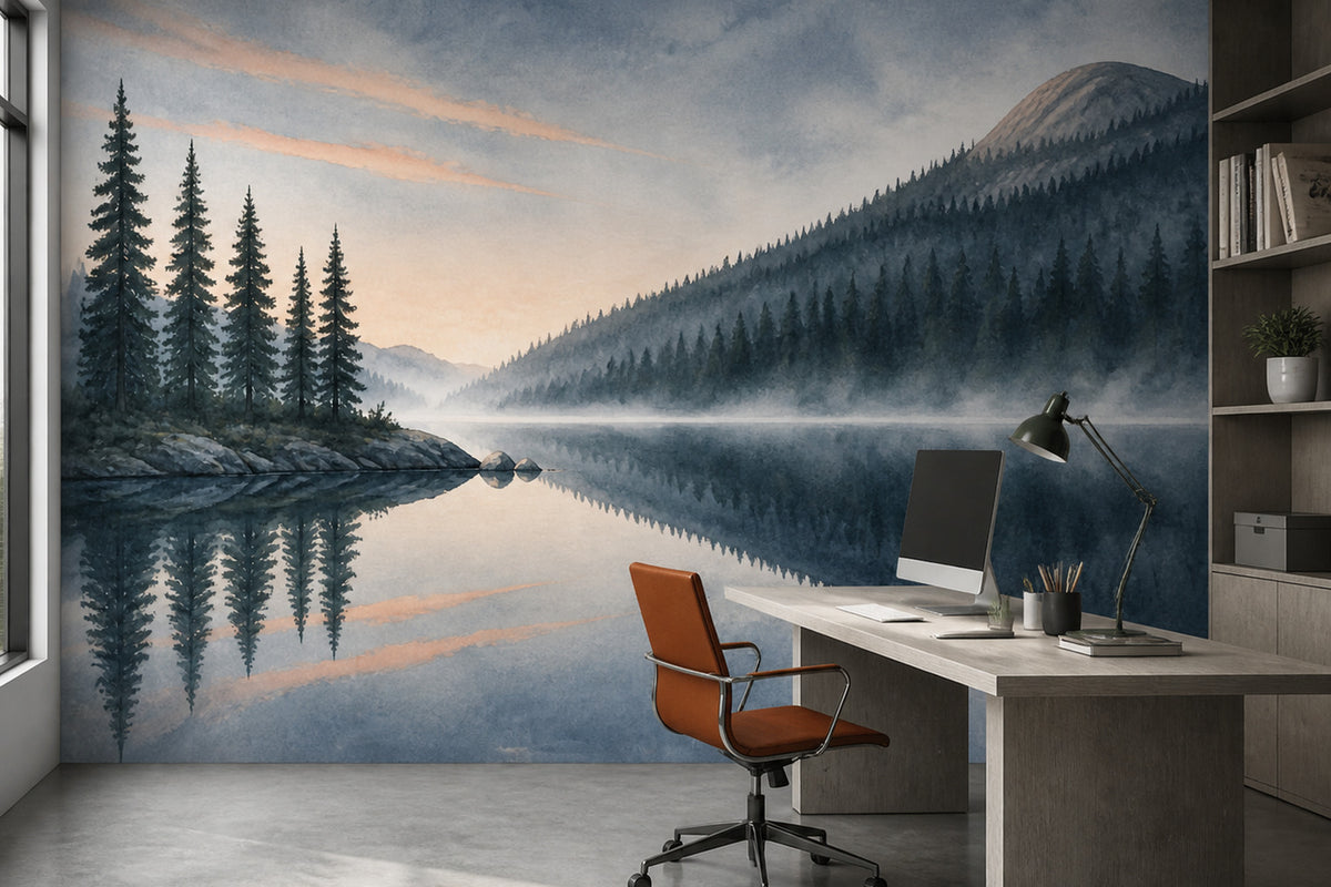 Slate Lake Wallpaper Mural product view