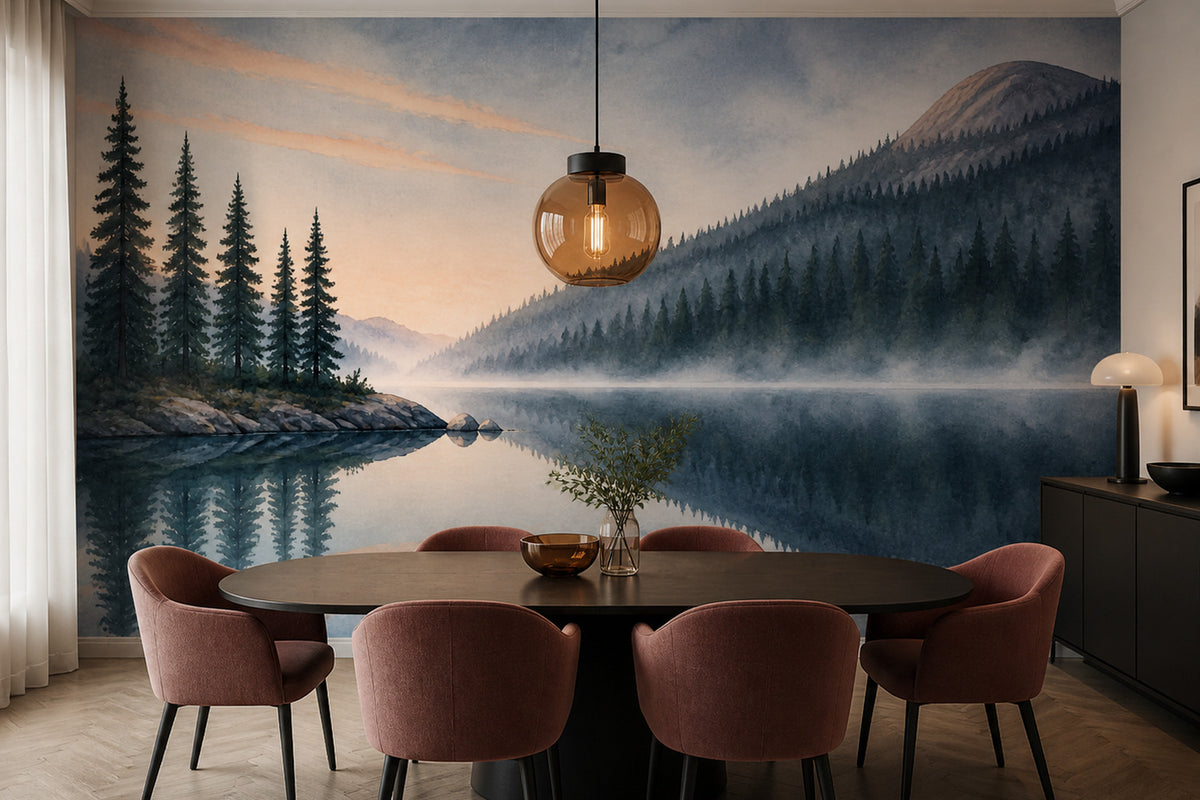 Slate Lake Wallpaper Mural product view