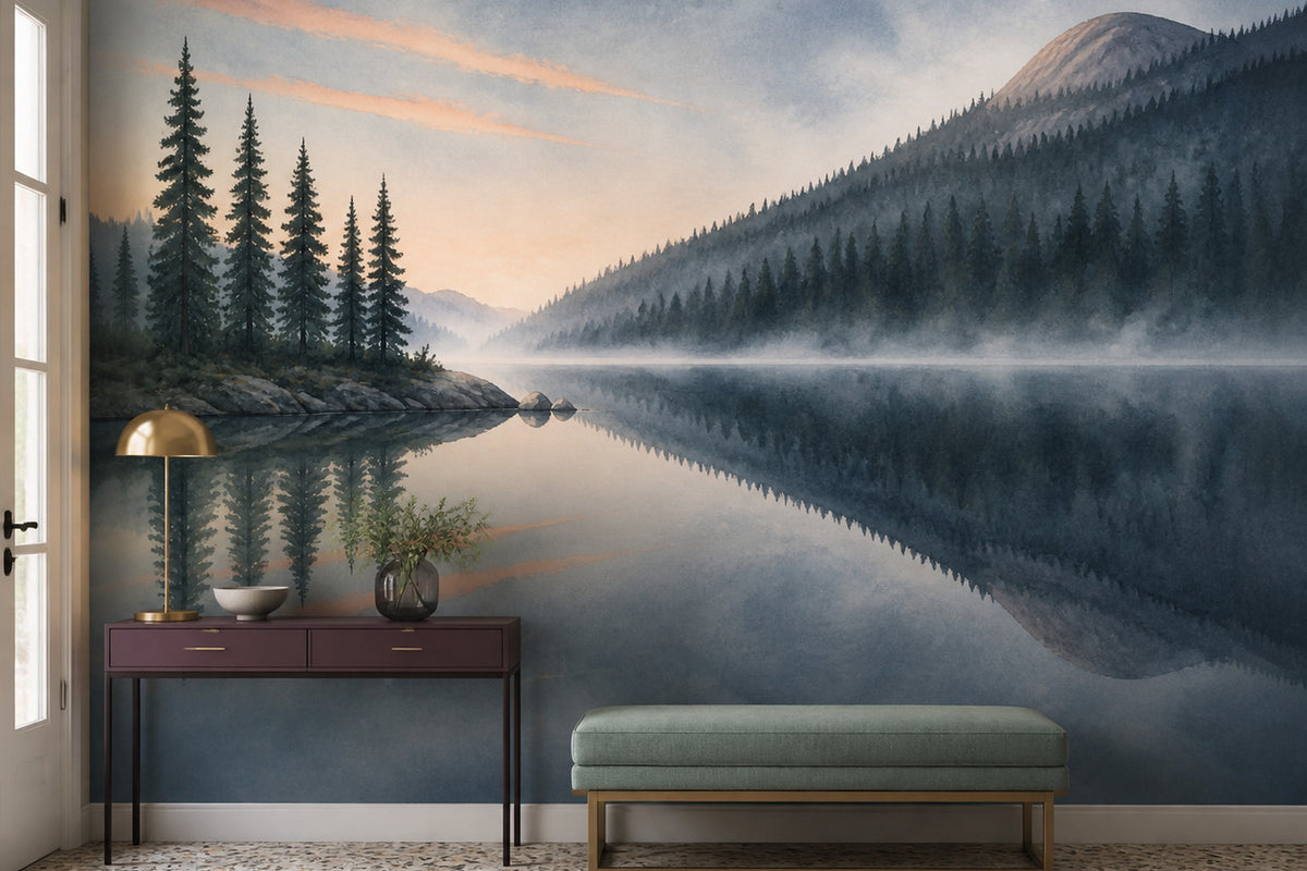 Slate Lake Wallpaper Mural product view