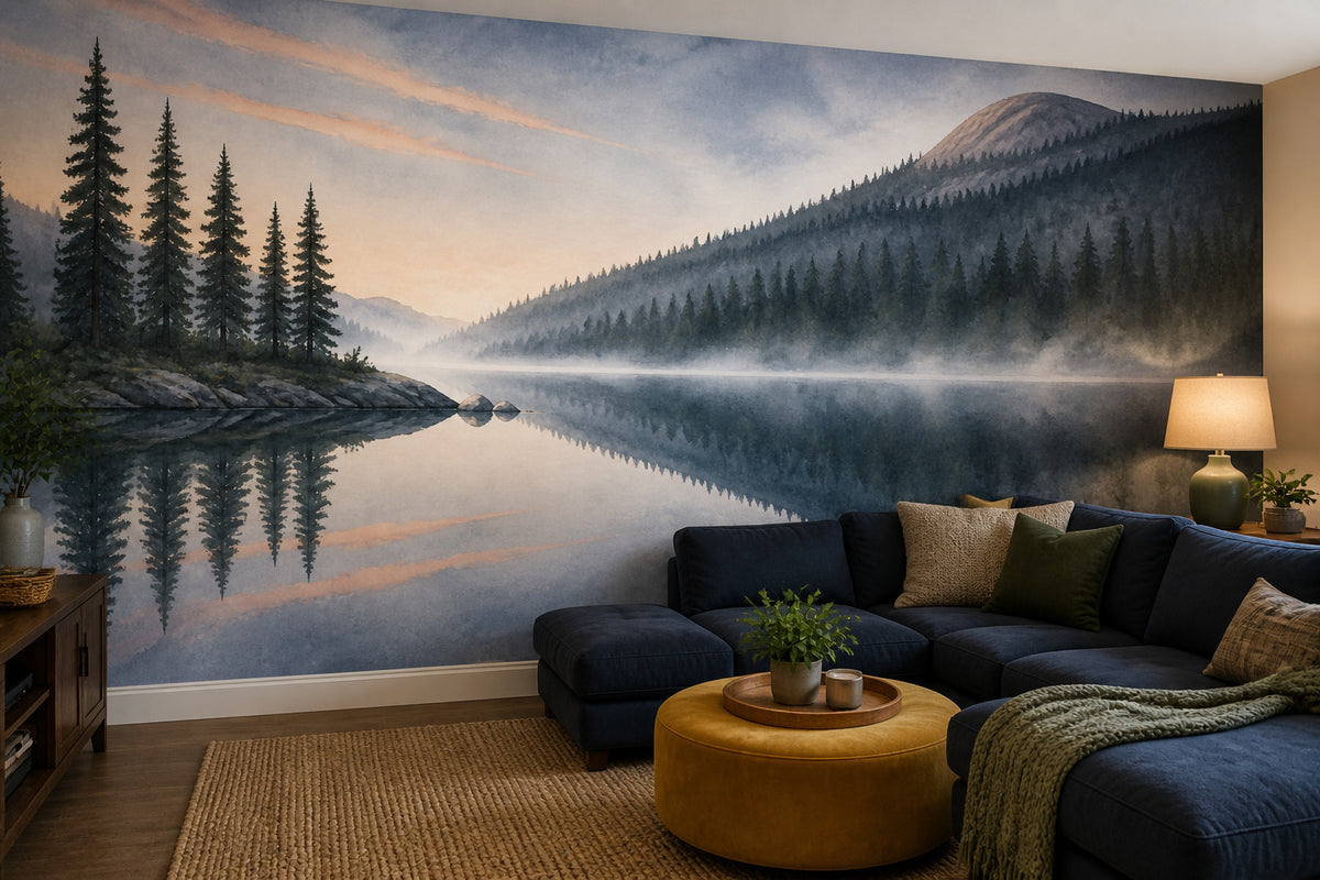 Slate Lake Wallpaper Mural product view