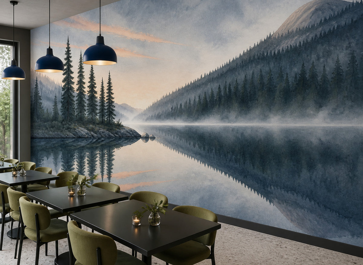 Slate Lake Wallpaper Mural product view