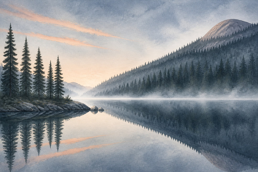 Slate Lake Wallpaper Mural product view