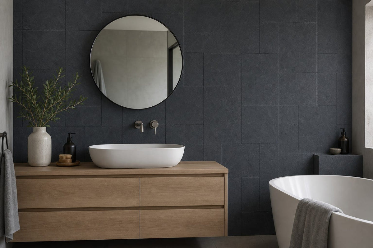 Slate Tile Soft Wallpaper Mural product view