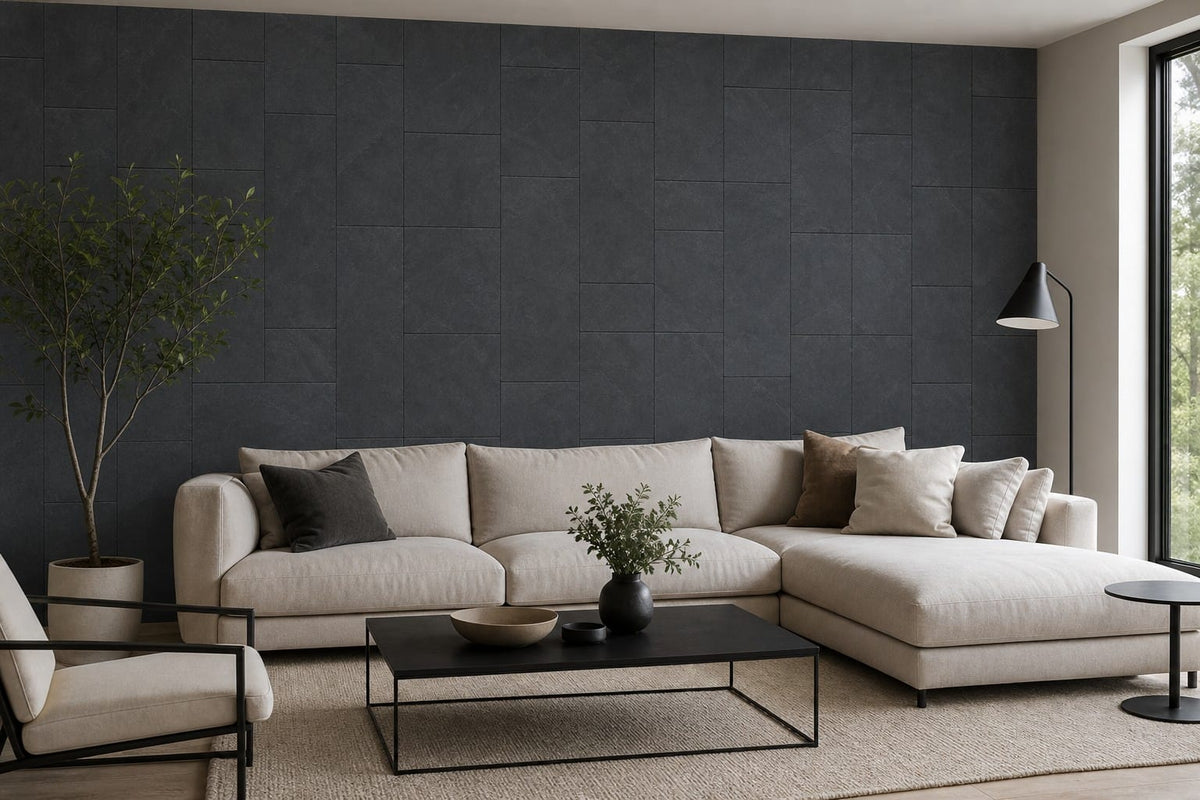 Slate Tile Soft Wallpaper Mural product view
