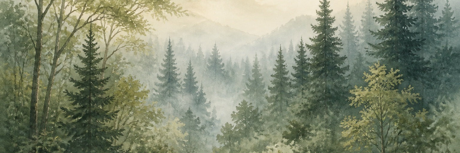 Sage Forest Wallpaper Mural
