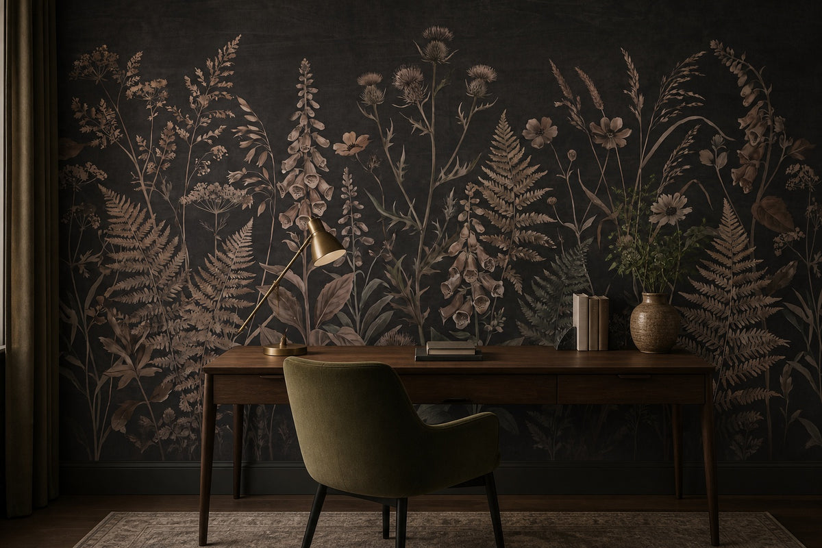 stone leaf vintage jungle wallpaper office custom stick on non woven vinyl removable