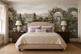 Rose Arch English Country Garden Wallpaper Mural
