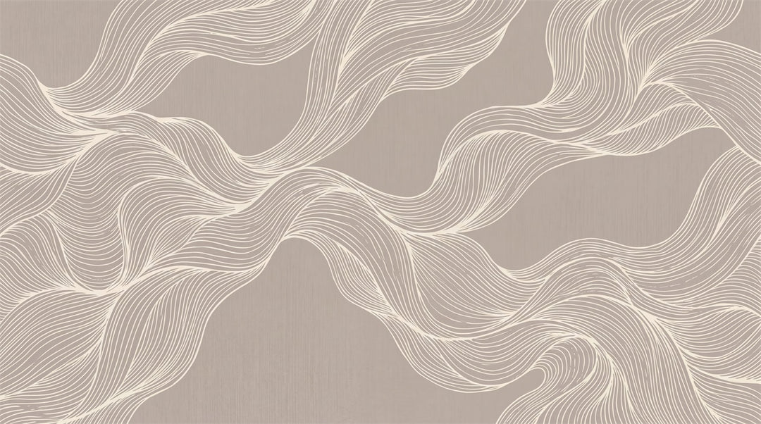 taupe lines wall custom self adhesive non woven vinyl removable wallpaper mural main