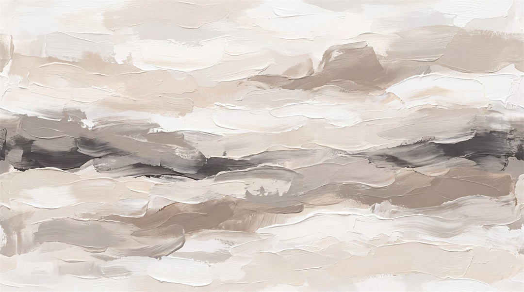 taupe waves wall custom stick on non woven vinyl removable wallpaper mural main