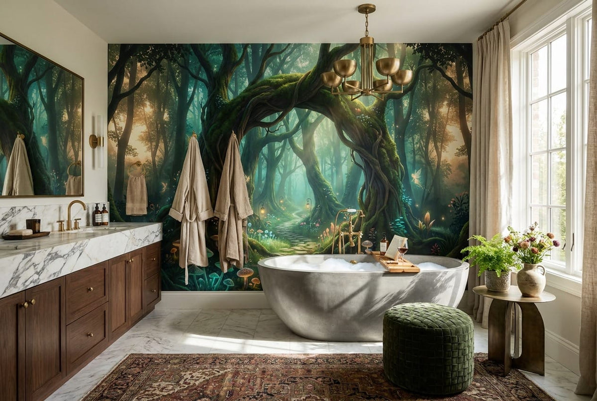 Enchanted Forest Archway Fantasy Wallpaper Mural