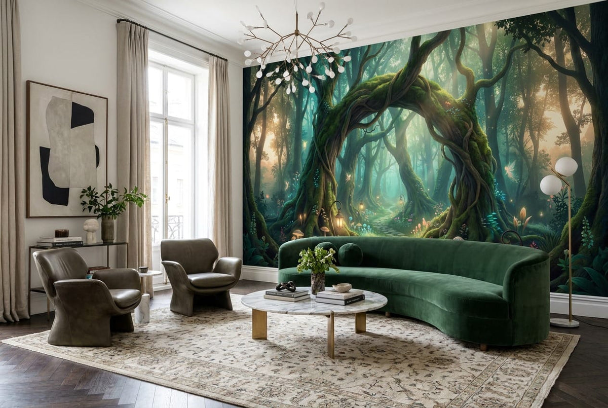 Enchanted Forest Archway Fantasy Wallpaper Mural