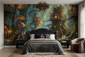 Enchanted Woodland Treehouse Wallpaper Mural