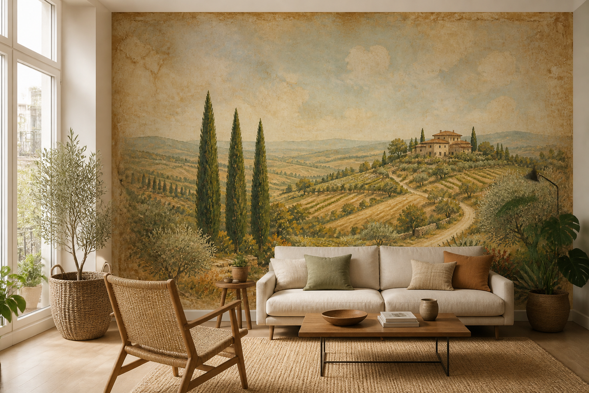 Terracotta Design Wallpaper Mural product view