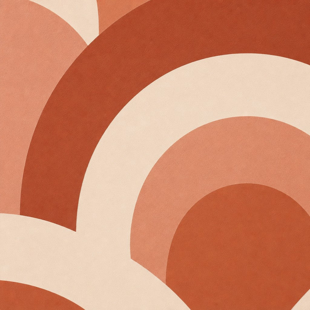 Terracotta Arc Wallpaper Mural product view