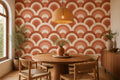 Terracotta Arc Wallpaper Mural