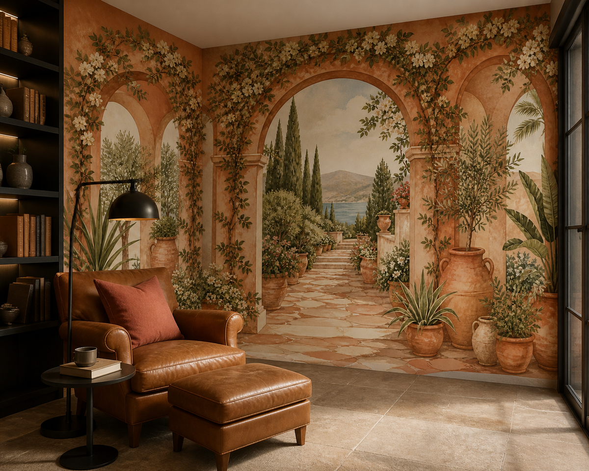 Terracotta Design Wallpaper Mural product view