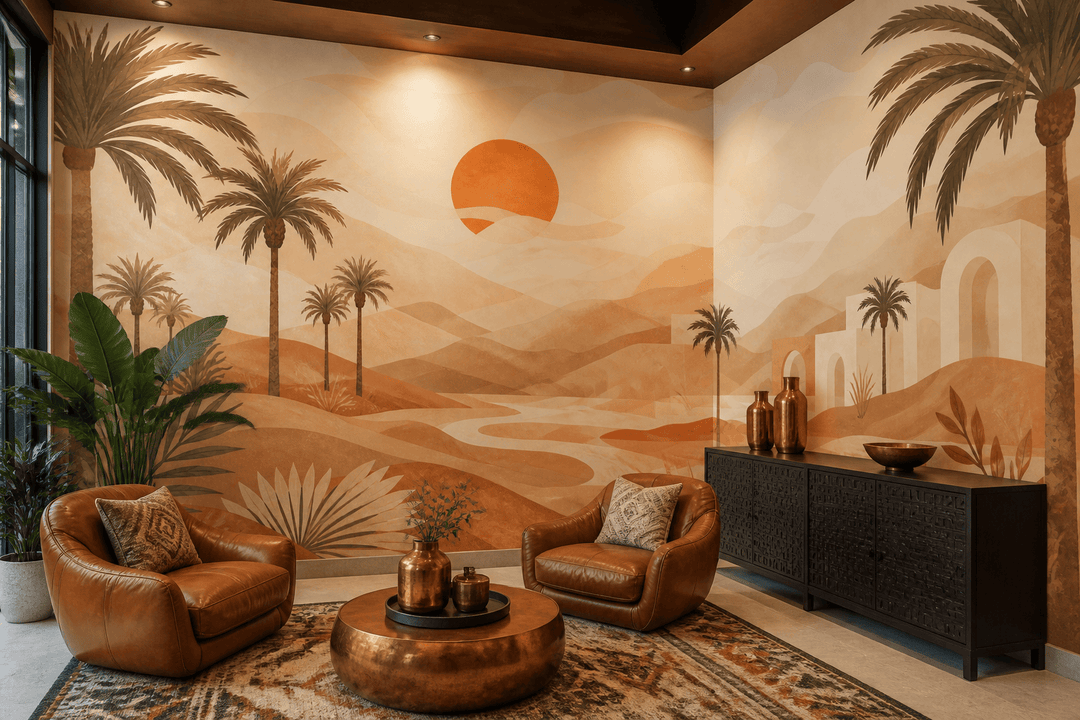 Terracotta Design Wallpaper Mural product view