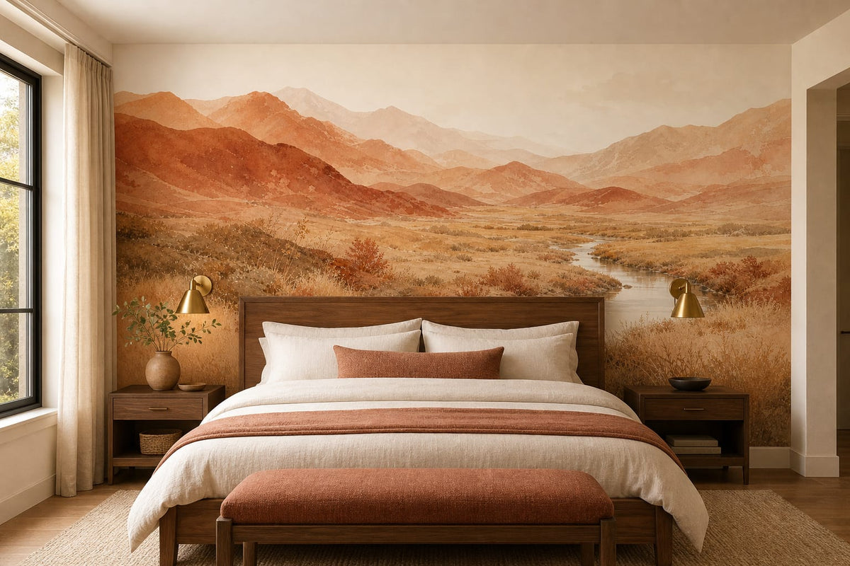 Terracotta Design Wallpaper Mural product view