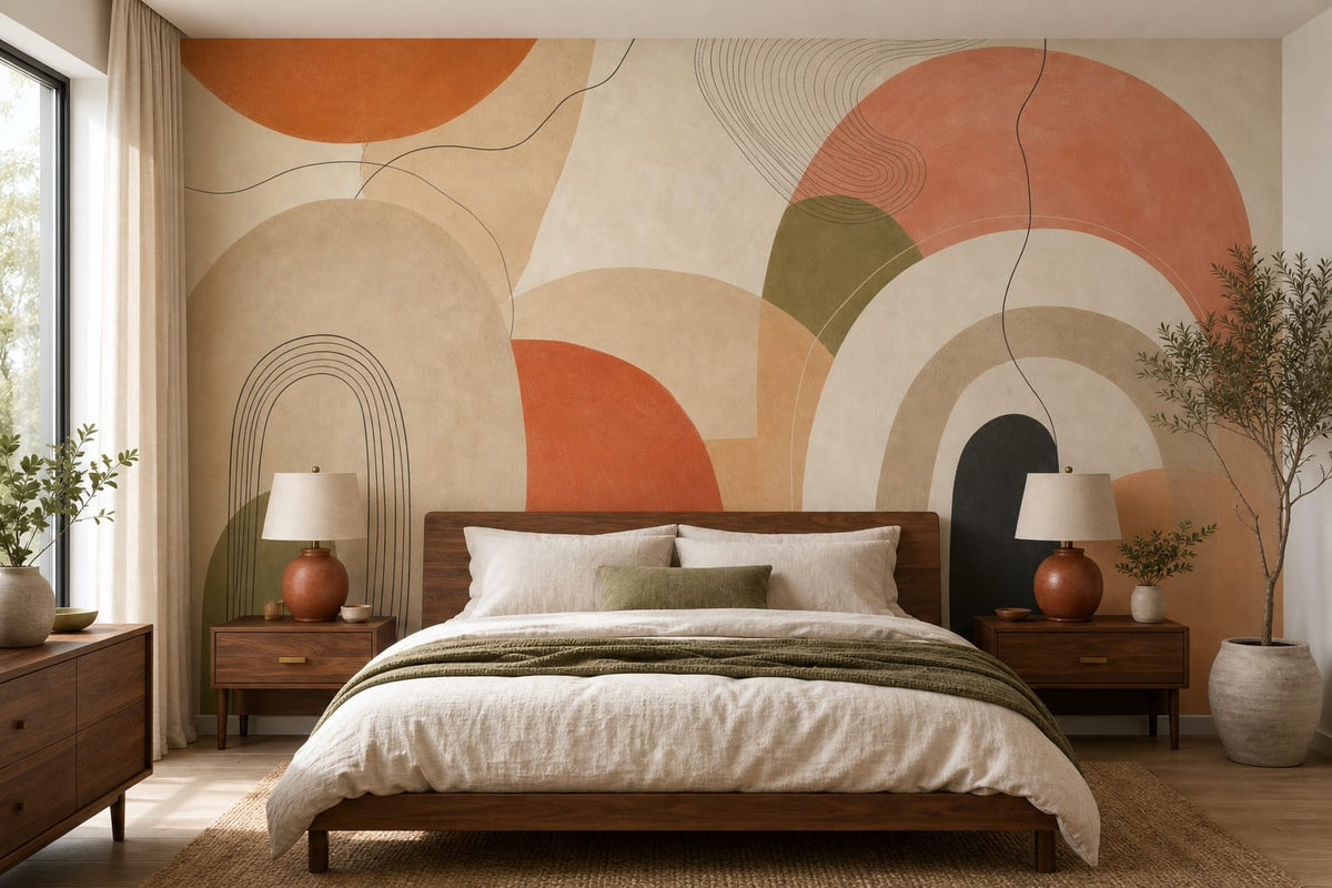 Terracotta Design Wallpaper Mural product view