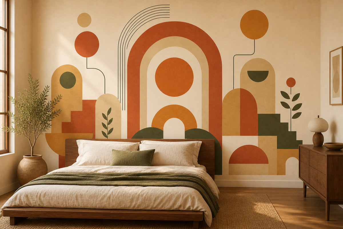 Terracotta Design Wallpaper Mural product view