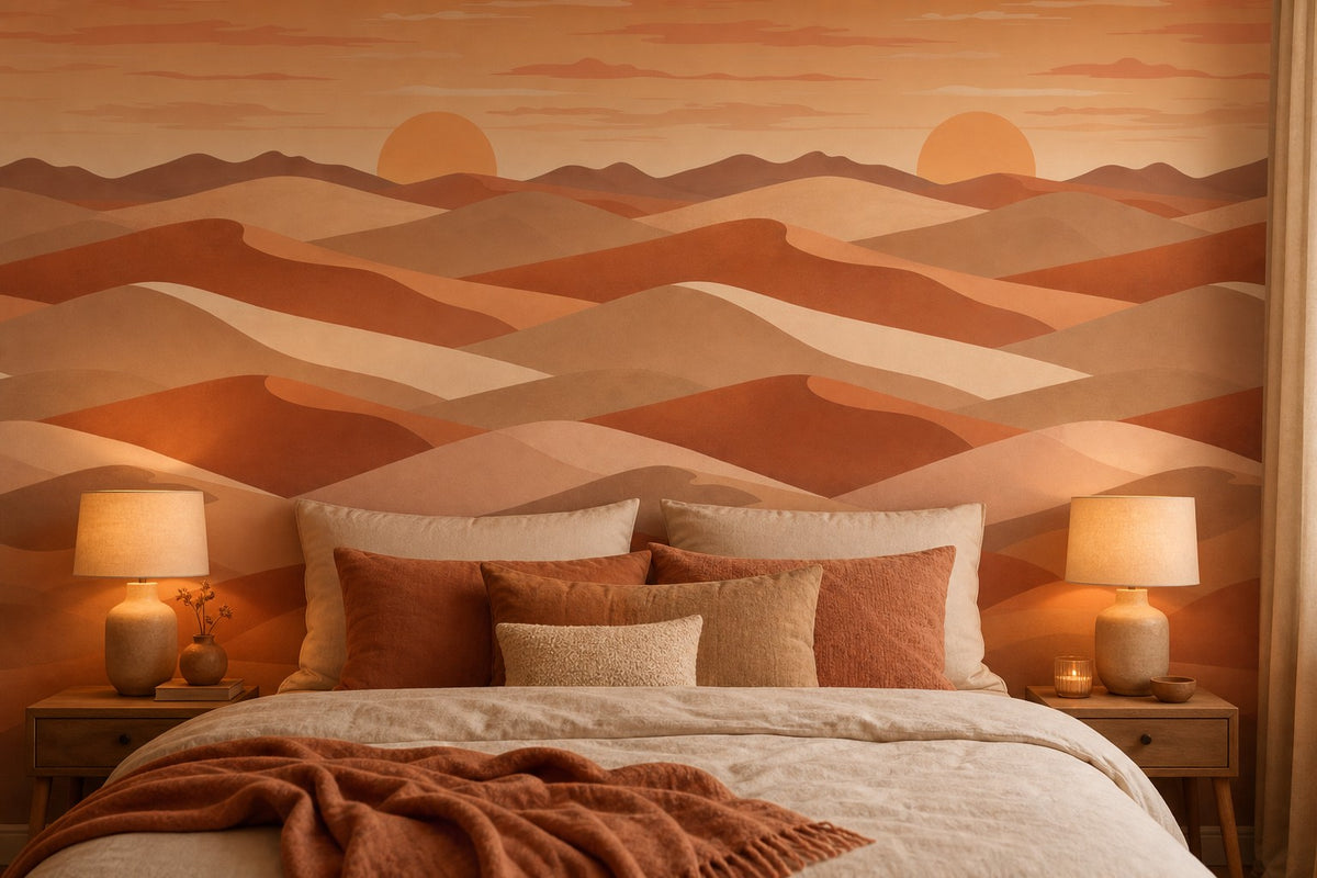 Terracotta Design Wallpaper Mural product view