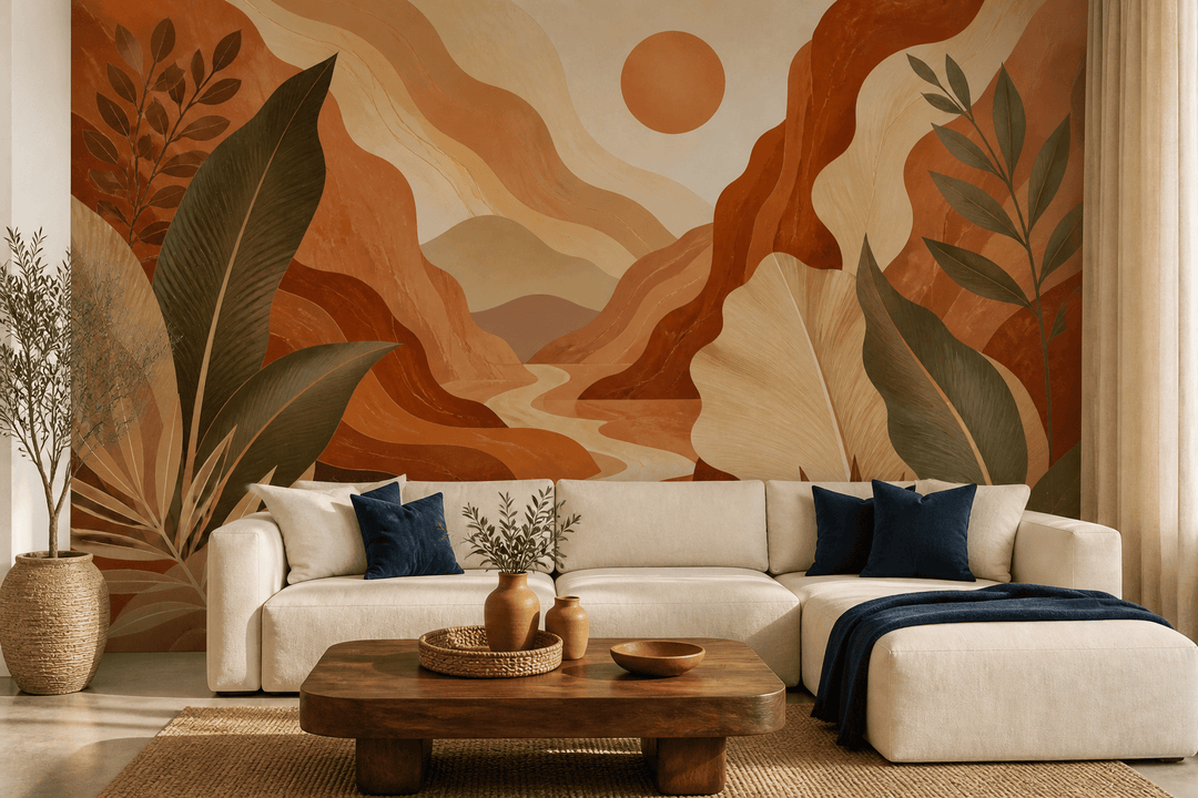 Terracotta Design Wallpaper Mural product view