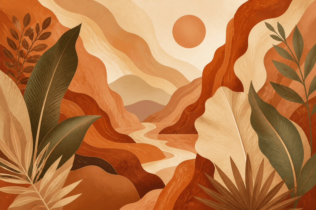 Terracotta Design Wallpaper Mural product view