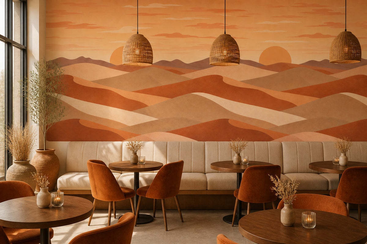 Terracotta Design Wallpaper Mural product view