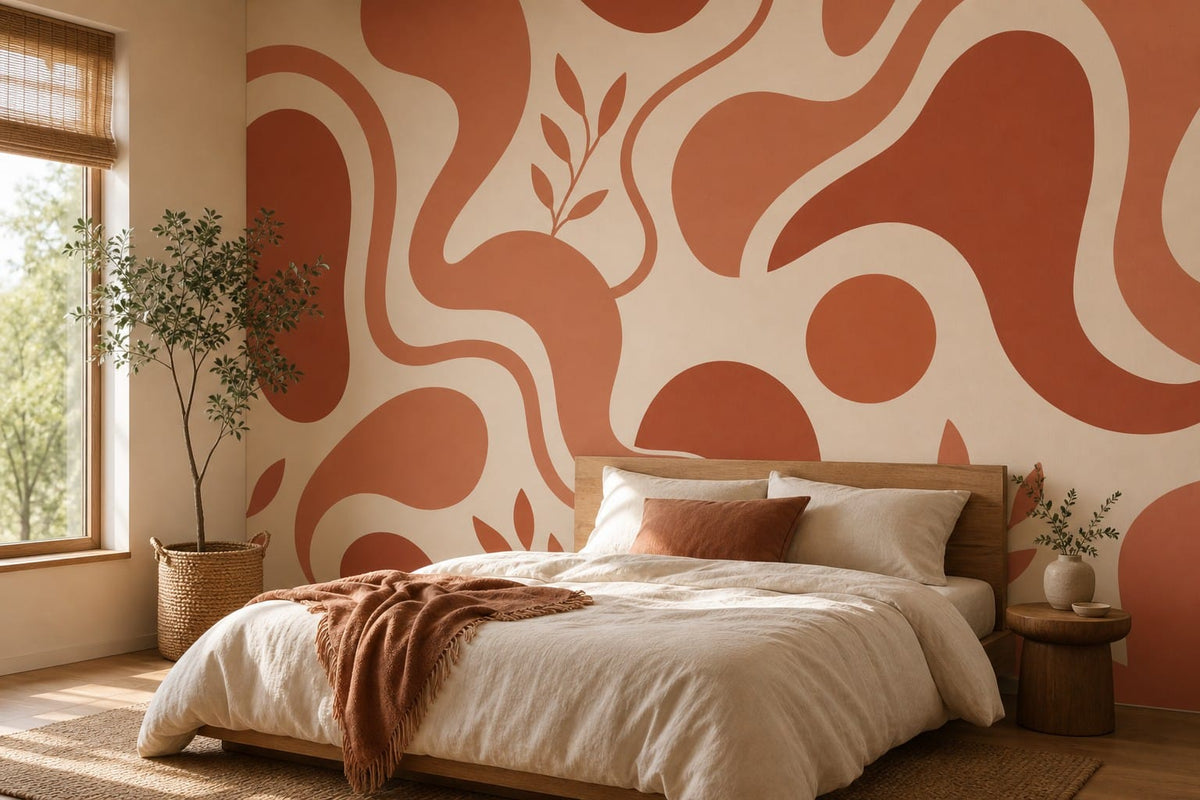 Terracotta Clay Wallpaper Mural product view