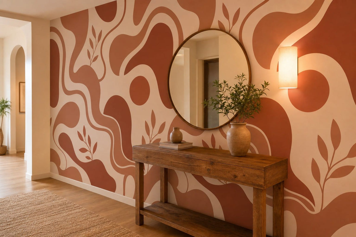 Terracotta Clay Wallpaper Mural product view
