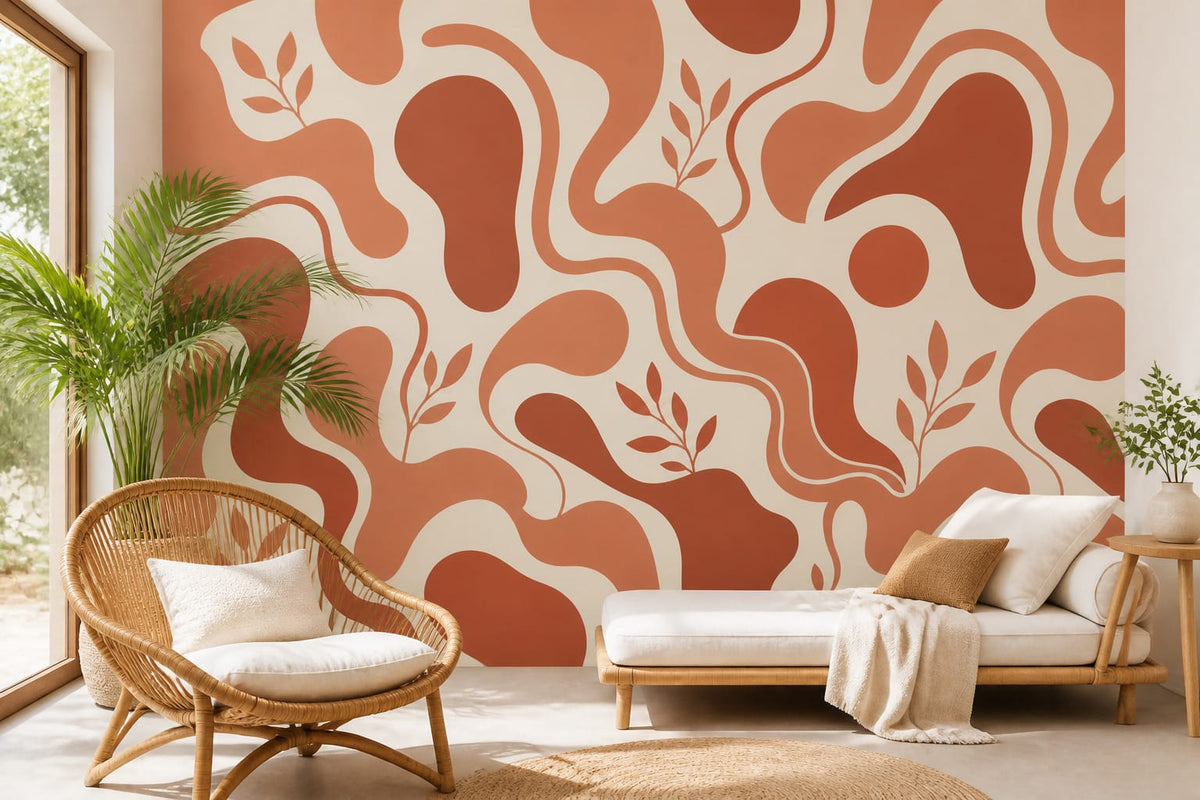 Terracotta Clay Wallpaper Mural product view