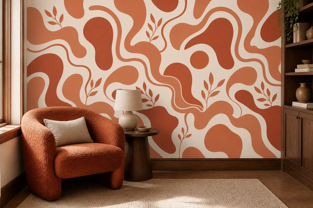 Terracotta Clay Wallpaper Mural product view