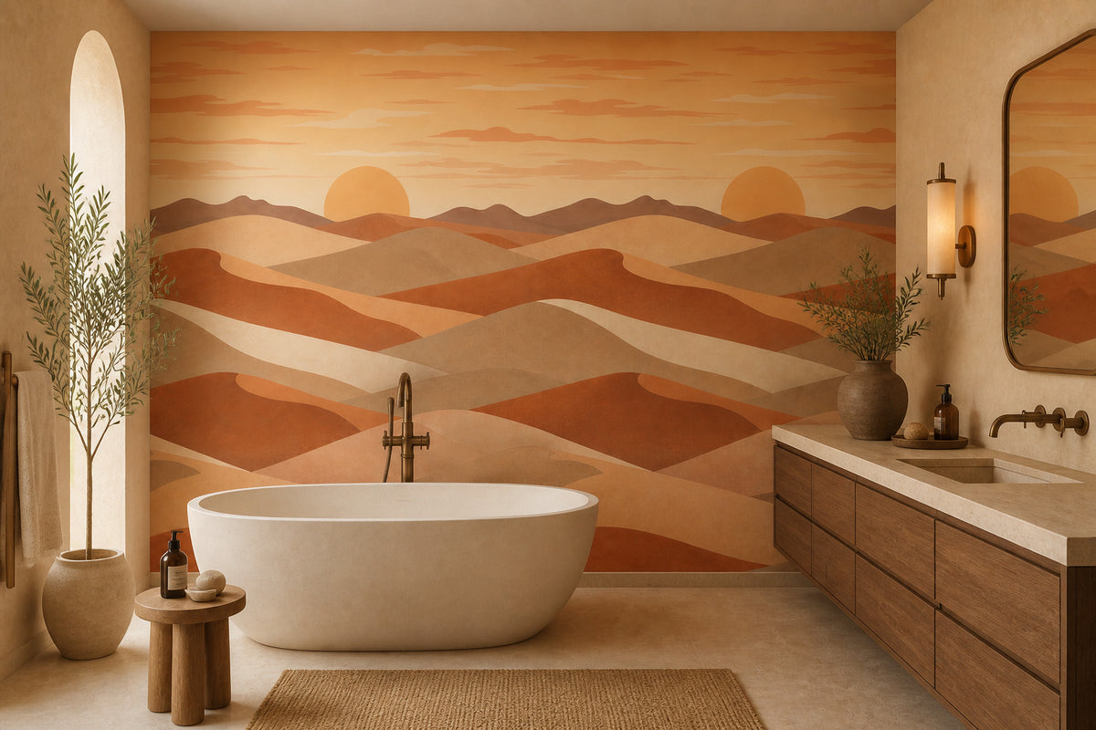 Terracotta Design Wallpaper Mural product view